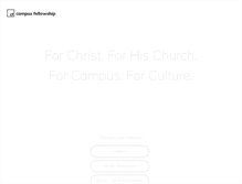 Tablet Screenshot of campusfellowship.com
